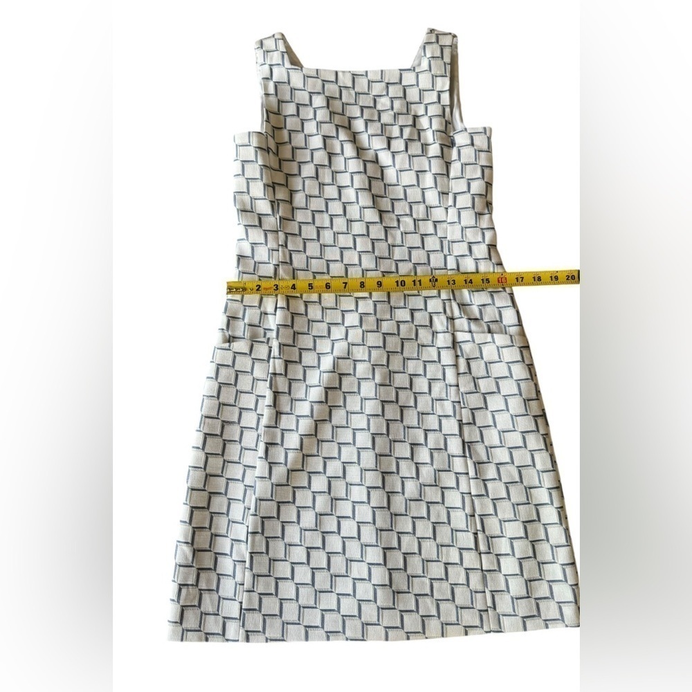 Theory Shift Dress Geometric Jaccard Womens Size 8 NWT - Picture 8 of 15
